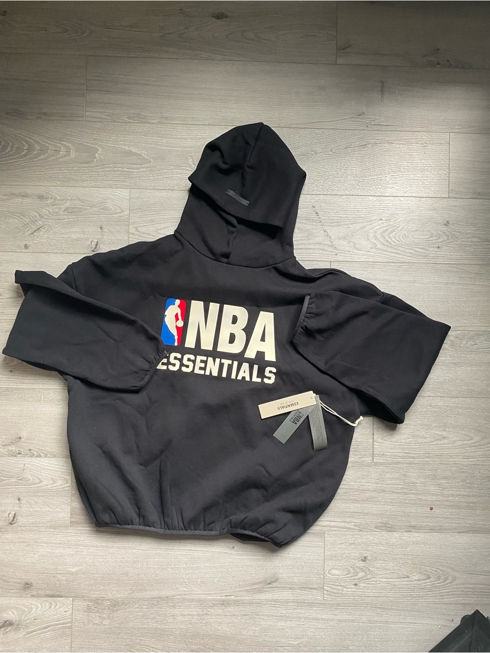 Fear of God NBA Essentials Black Hoodie Size M with Tags